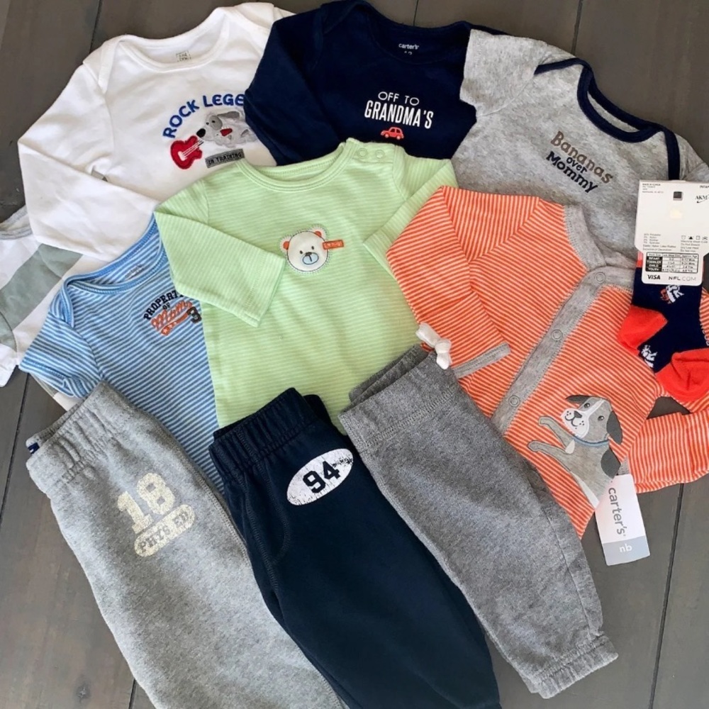 Baby Boy 11 Piece Outfit Bundle Set
